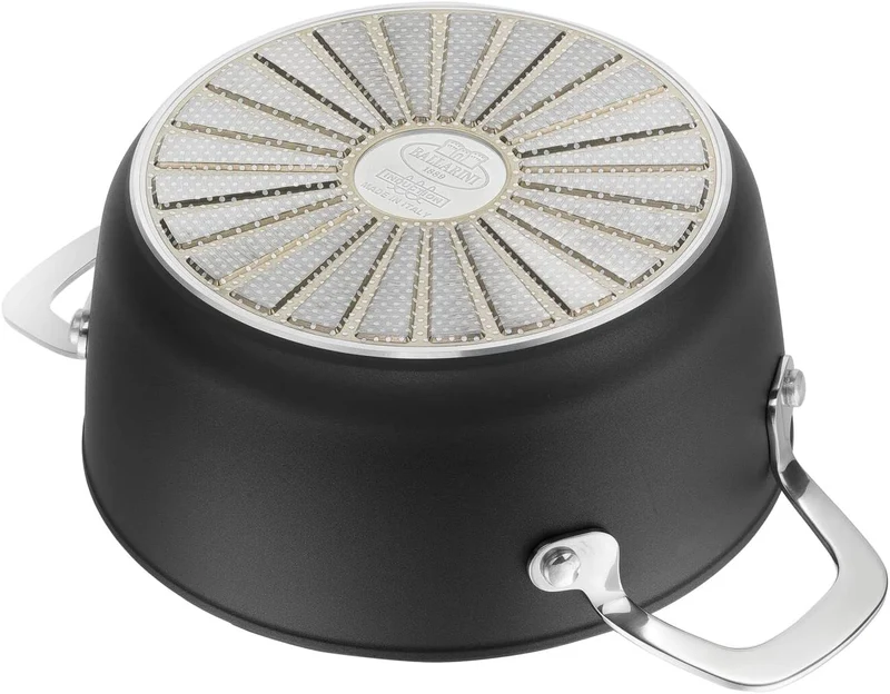 BALLARINI Alba Pot with lid Titanium 2.7 L ALBG2LD.20D
