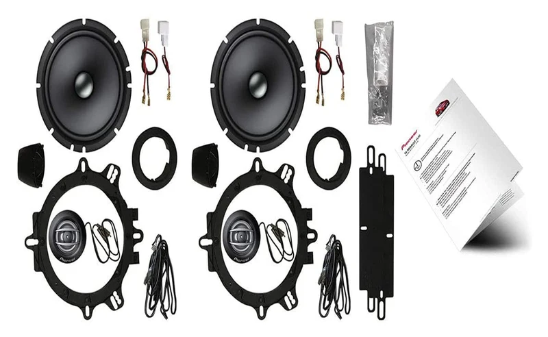 Pioneer TS-Peugeot-208 2-Wege-Komponentenlautsprecher (350 W), 16.5 cm, Plug & Play Lautsprecher Sys