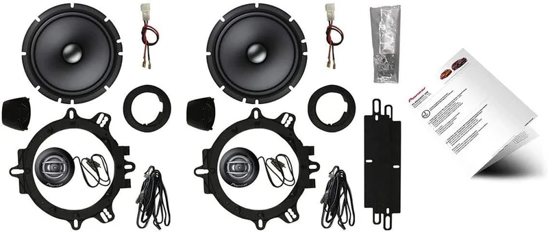Pioneer TS-Peugeot-208 2-Wege-Komponentenlautsprecher (350 W), 16.5 cm, Plug & Play Lautsprecher Sys