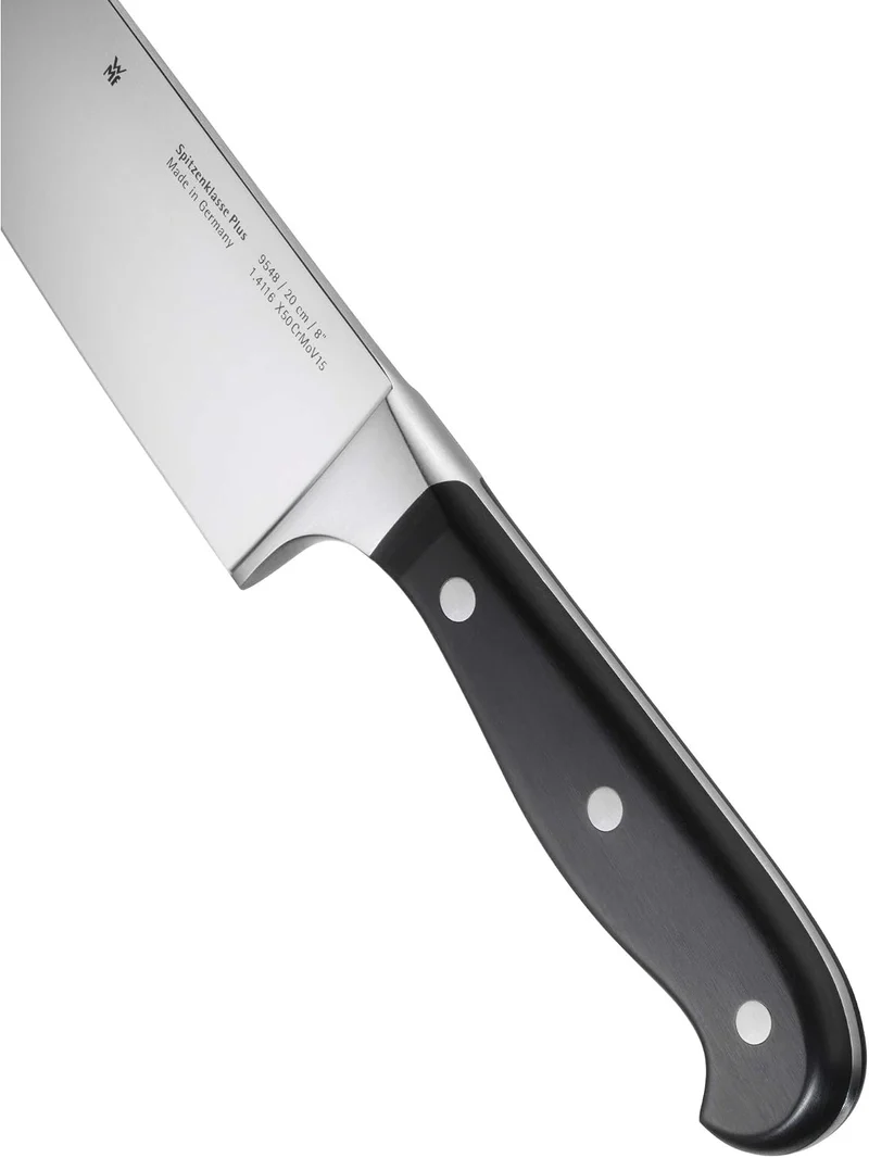 WMF Spitzenklasse Plus Messerset 3teilig, Made in Germany, 3 Messer geschmiedet, Küchenmesser, Perfo