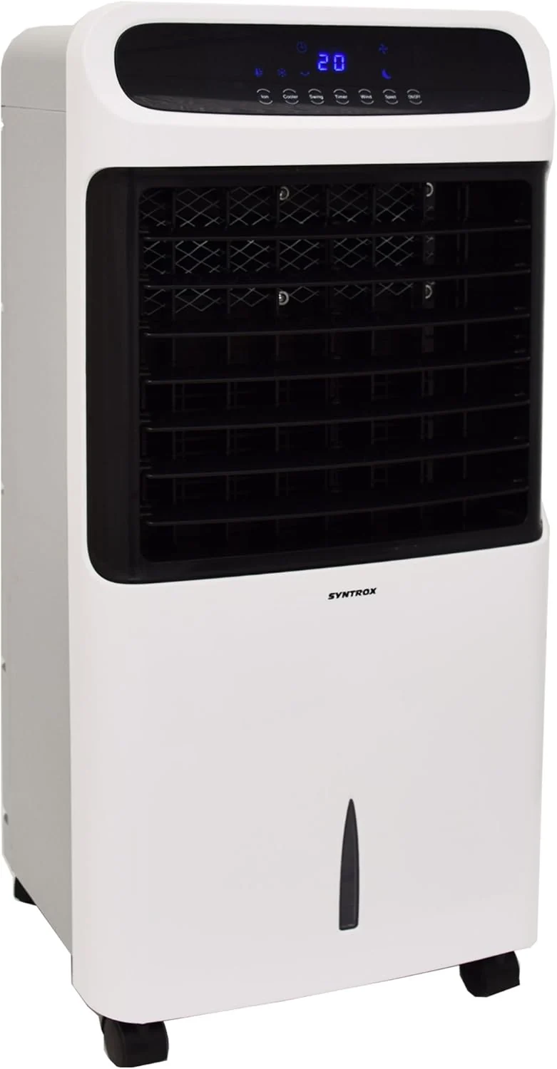 Syntrox Germany 4 in 1 Luftkühler Luftbefeuchter Lufterfrischer und Ventilator mit Touch Panel und F