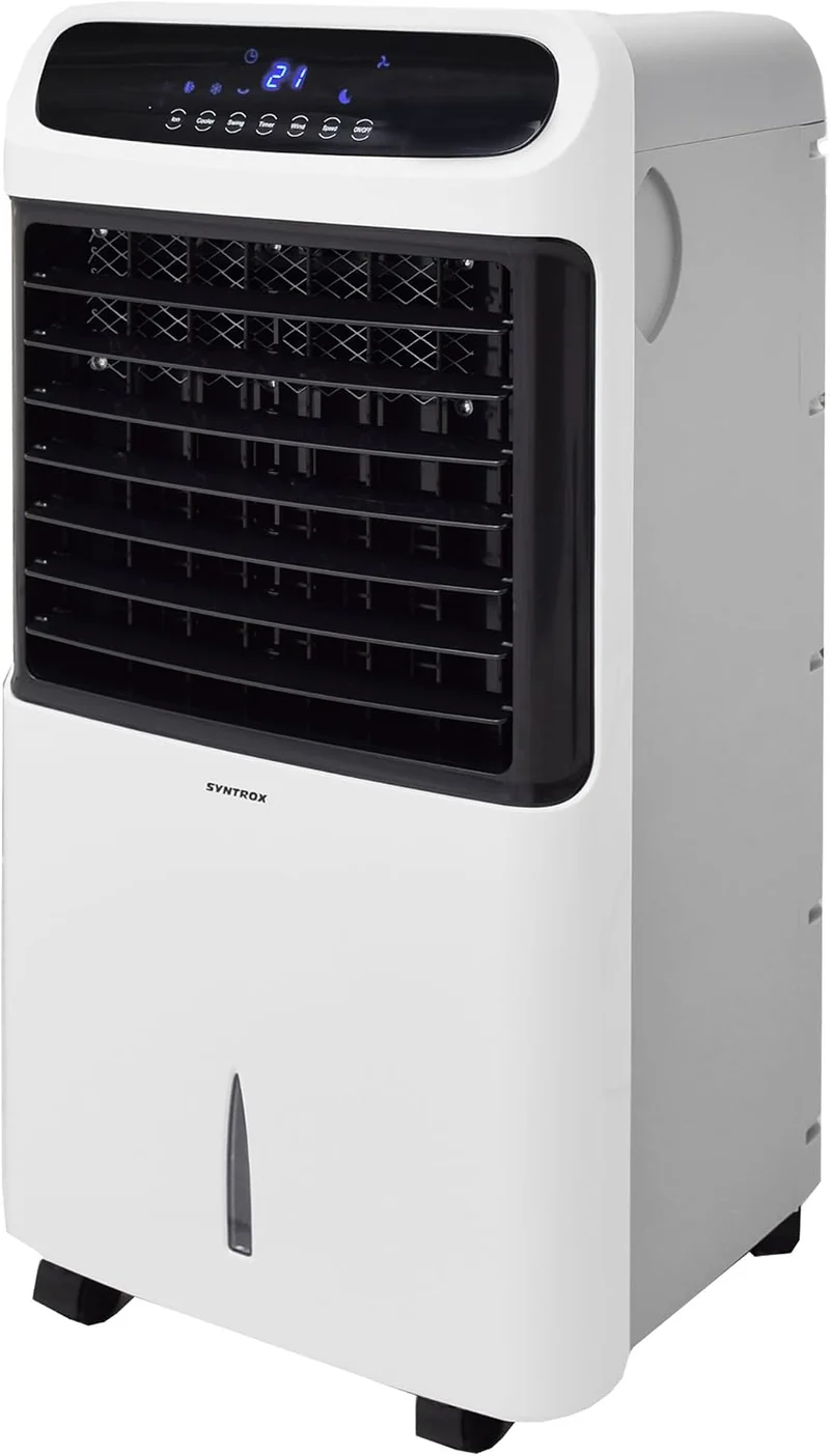 Syntrox Germany 4 in 1 Luftkühler Luftbefeuchter Lufterfrischer und Ventilator mit Touch Panel und F