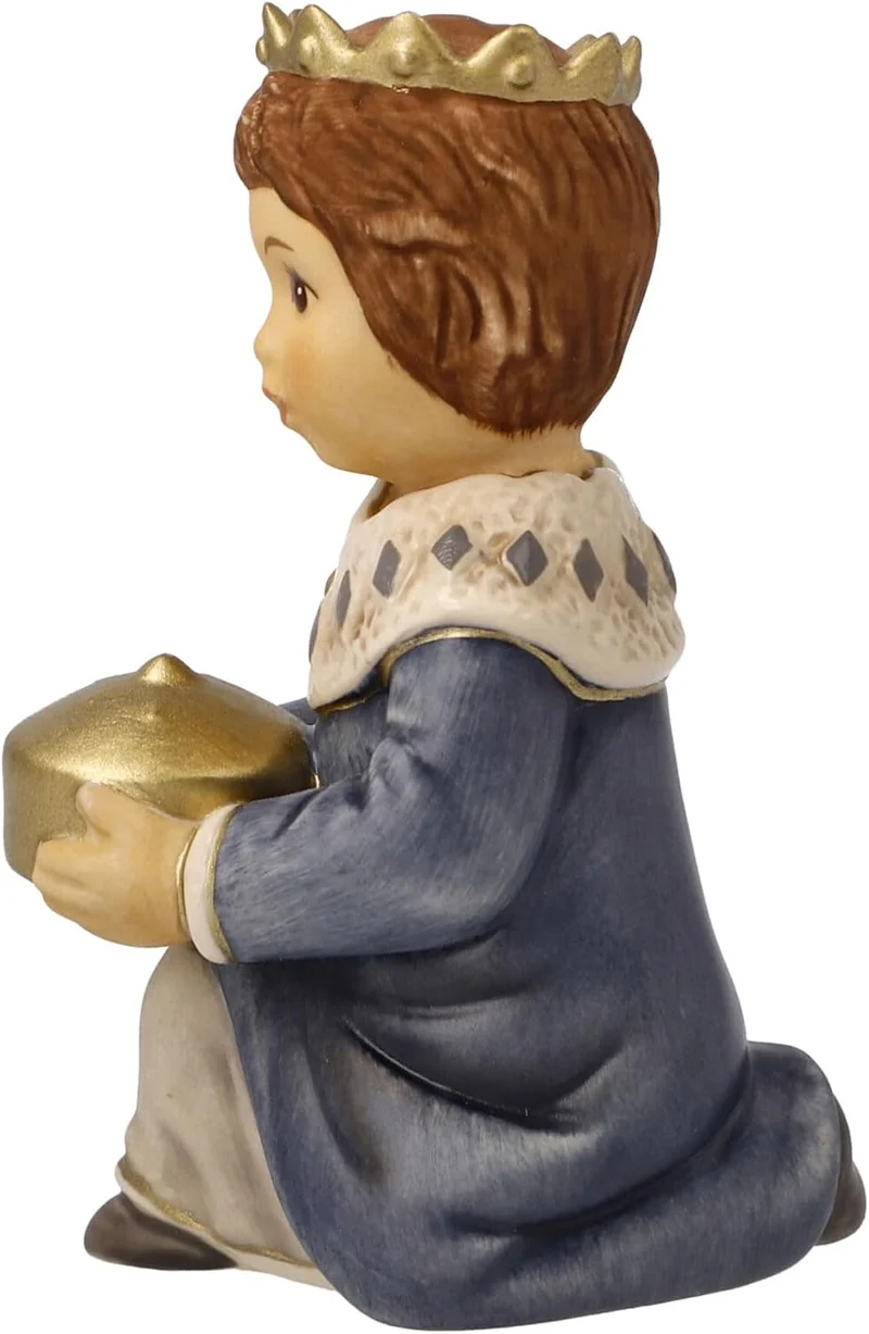 Goebel Figur Balthasar Elegantes, Zeitloses Design, aus Steingut gefertigt, Höhe 8,5cm, 41-661-12-1