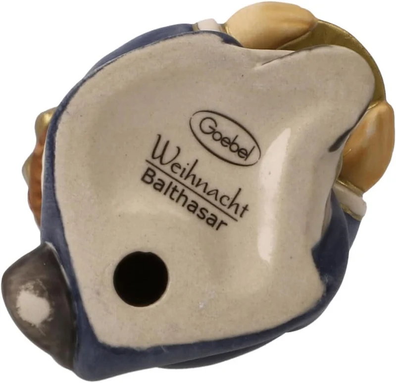 Goebel Figur Balthasar Elegantes, Zeitloses Design, aus Steingut gefertigt, Höhe 8,5cm, 41-661-12-1