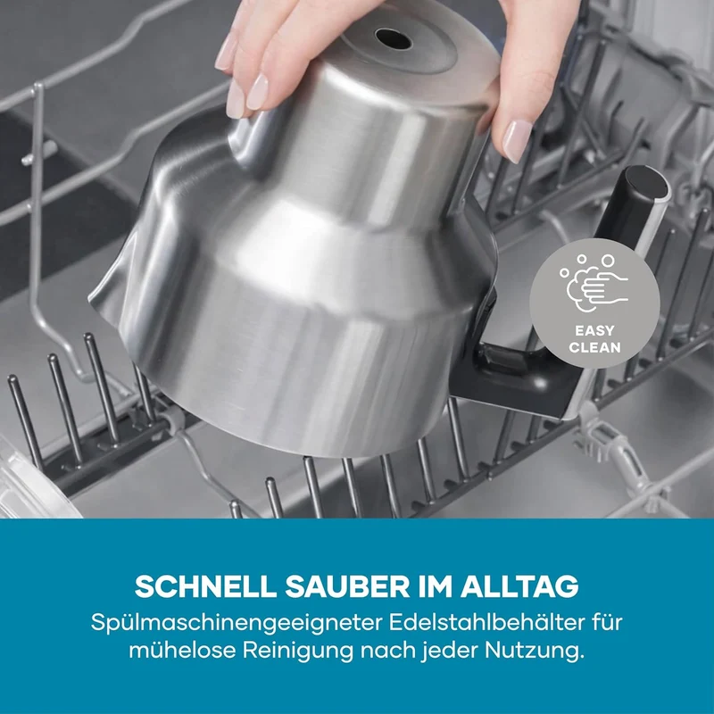 SEVERIN SPUMA 700 PLUS Induktions-Milchaufschäumer, elektrischer Milchaufschäumer ohne Anbrennen, sp
