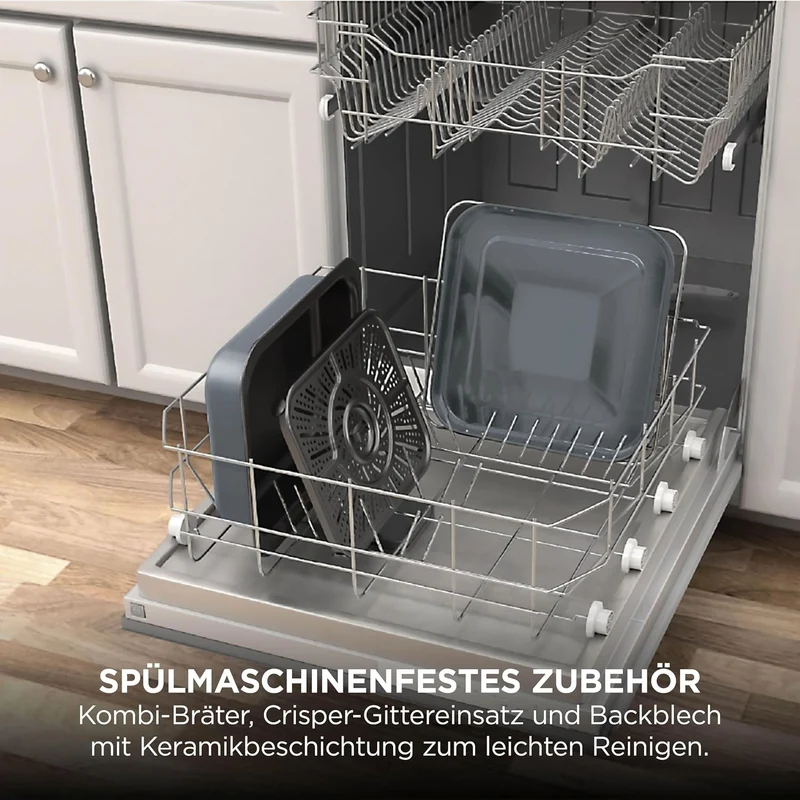 Ninja Combi 12-in-1 Multikocher, Ofen & Heissluftfritteuse, Grau, SFP700EU. | 12 Kochfunktionen, Air
