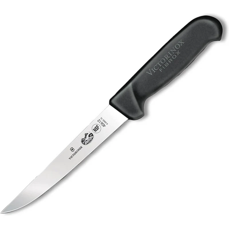 Victorinox Fibrox Kochmesser, Ausbeinmesser, Extra Scharfe Klinge, Rostfreier Stahl, Spülmaschinenge