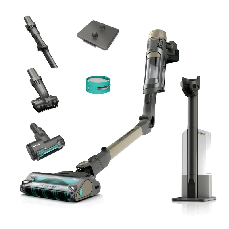 Shark PowerDetect Clean & Empty Akku-Staubsauger mit Absaugstation, bis 70 Min. Laufzeit, kabellos,