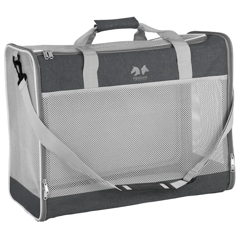 EQUICANI Travel1-Reisetasche für Hunde (grau)