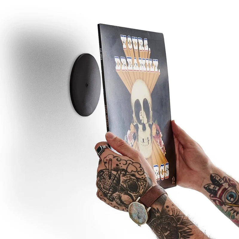 Twelve Inch Schallplatten, das an Ihrer Wand schwebt, Ohne Rahmen Ohne sichtbare Beschläge Original