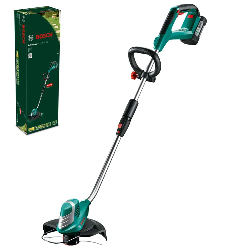 Bosch Akku Rasentrimmer AdvancedGrassCut 36 (1 Akku, 36 Volt System, SchnittkreisØ 30cm, im Karton)
