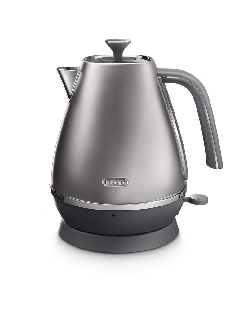 De'Longhi Distinta Flair Wasserkocher KBI2001.S | 1,7 L | Herausnehmbarer Kalkfilter | Finesse Silve