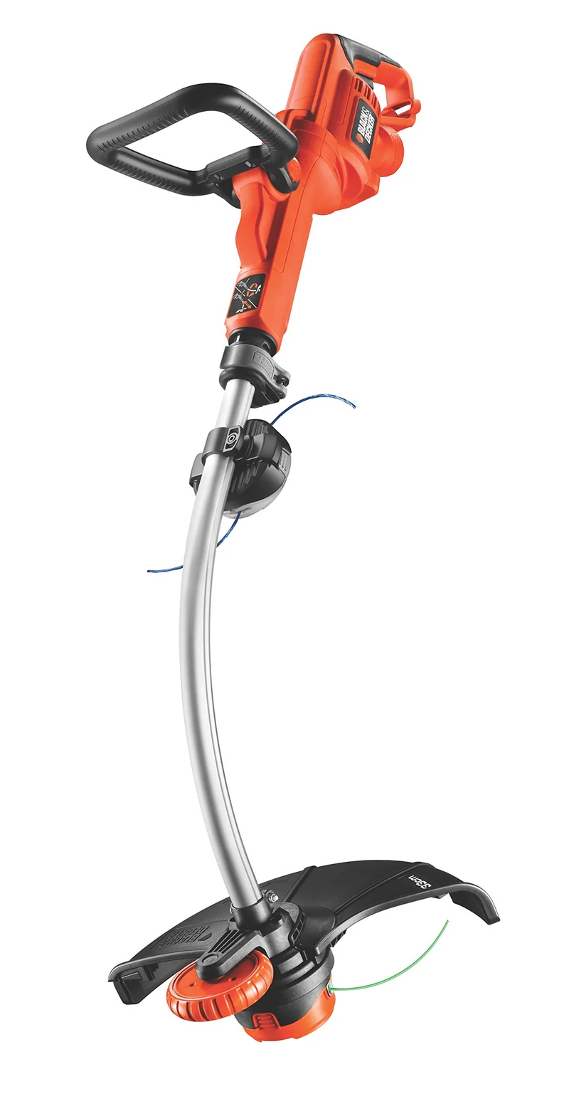 Black+Decker 800W Elektro-Motorsense (mit E-Drive Technologie, Kantenschnittfunktion, 6 Hochleistung