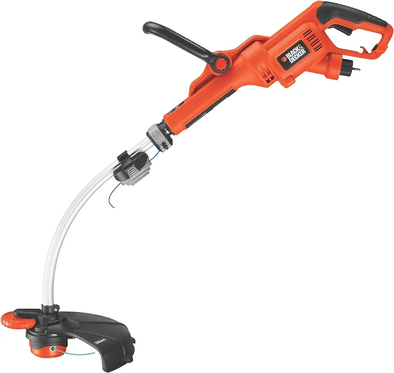 Black+Decker 800W Elektro-Motorsense (mit E-Drive Technologie, Kantenschnittfunktion, 6 Hochleistung