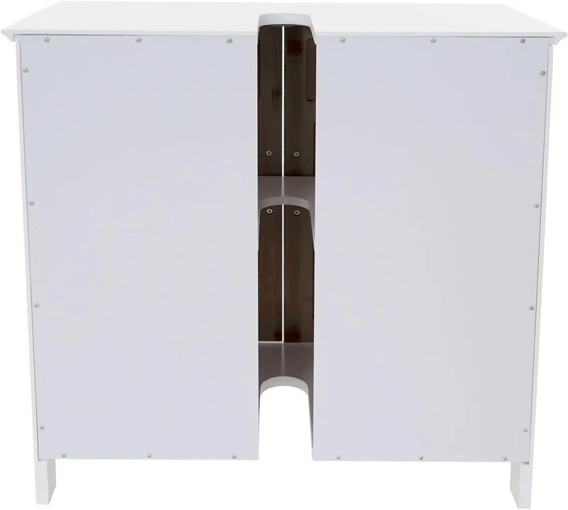 Mendler Waschbeckenunterschrank HWC-A85, Badschrank 60x60x30cm - Bambus, Bambus