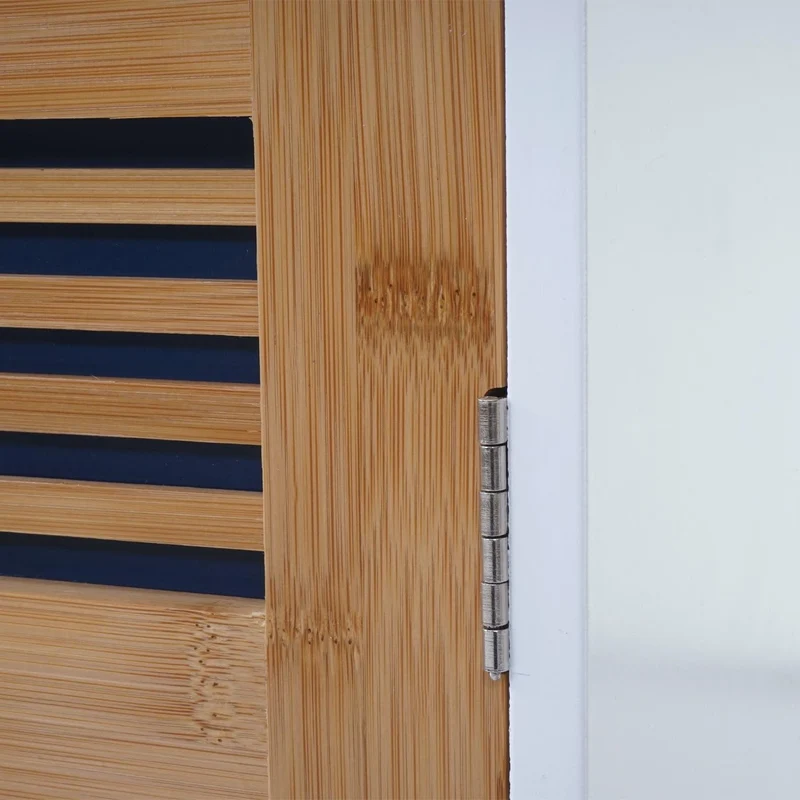 Mendler Waschbeckenunterschrank HWC-A85, Badschrank 60x60x30cm - Bambus, Bambus