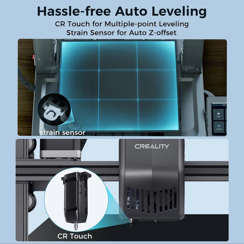 Creality Ender 3 V3 SE 3D Drucker, 250mm/s Druckgeschwindigkeit FDM 3D Drucker mit CR Touch Auto Lev