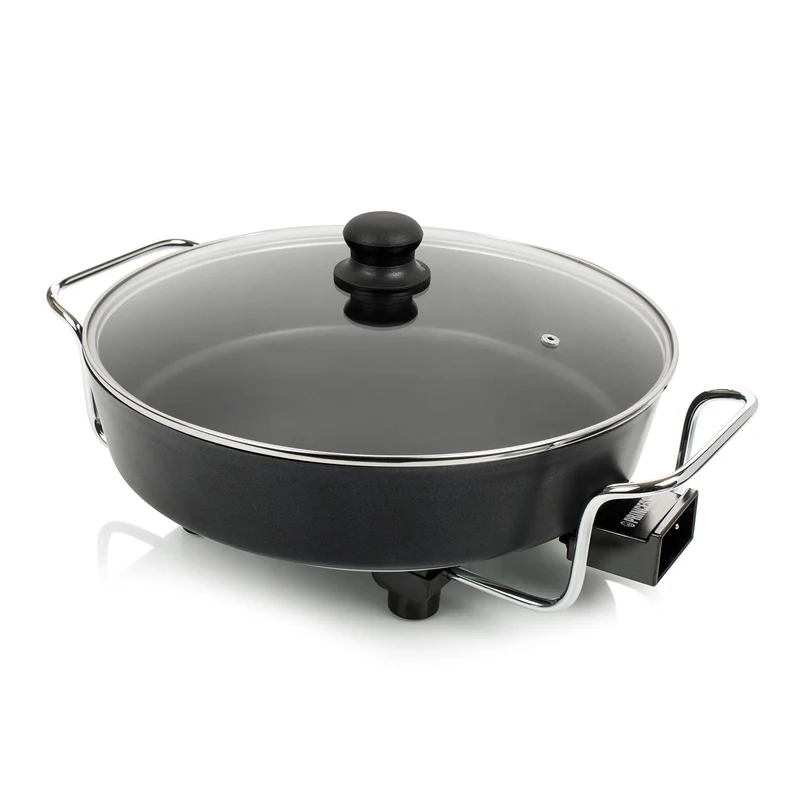 Princess Multi Wonder Chef Elektropfanne - 35cm Ø Bratfläche, 5,4 Liter Fassungsvermögen, 1800 Watt,