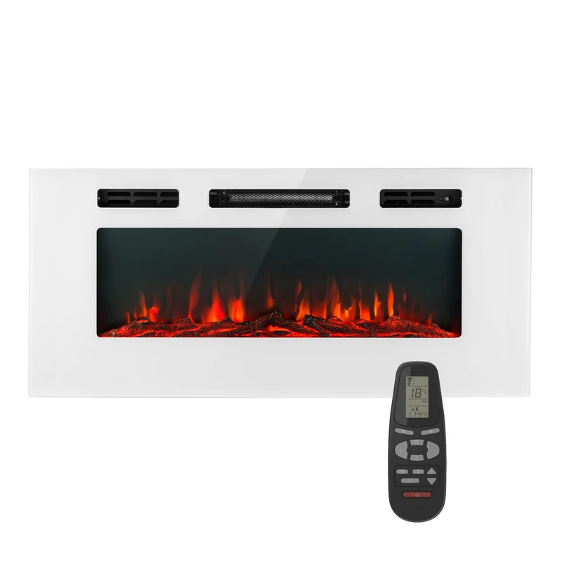Klarstein Elektrokamin, Elektro Heizungen für Wohnzimmer & Innenräume, Elektrischer Kamin mit LED Fl
