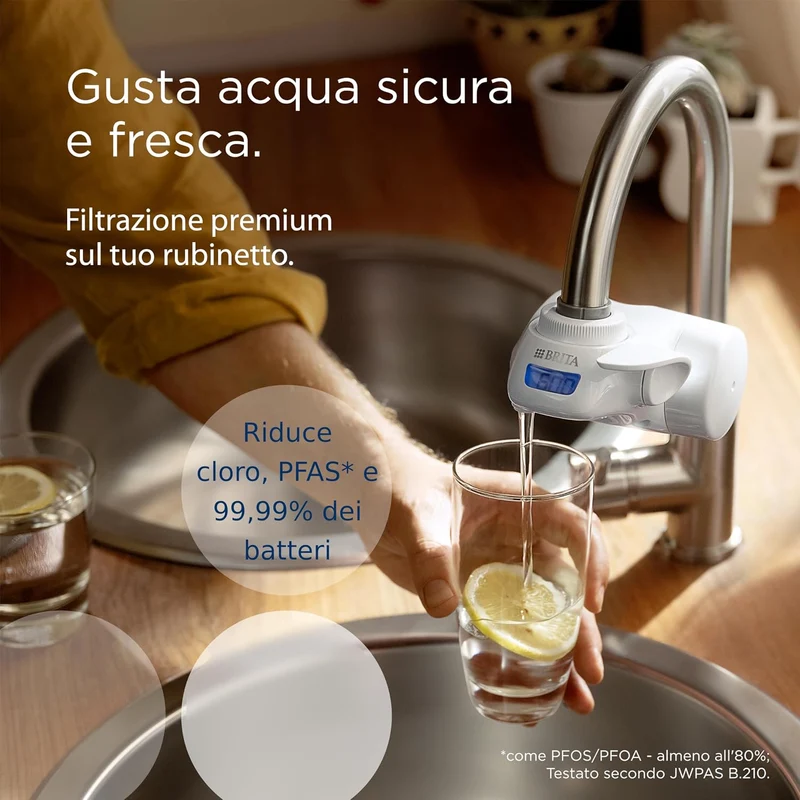 BRITA Pro V-mf Wasserfilter, Acrylic, Weiss, 1