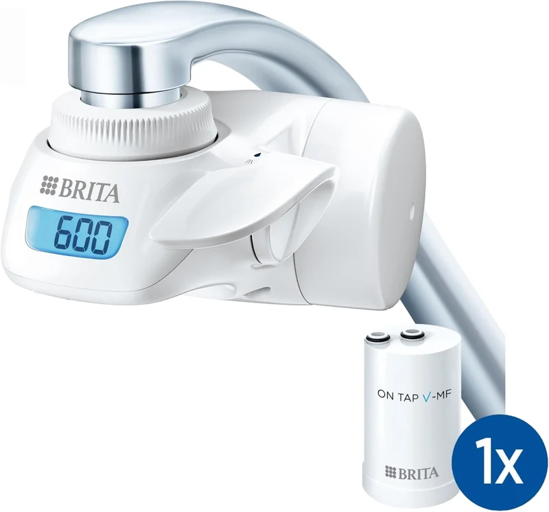 BRITA Pro V-mf Wasserfilter, Acrylic, Weiss, 1