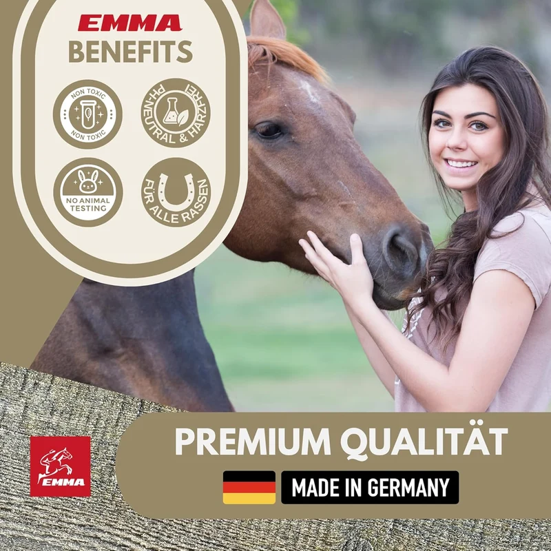 EMMA Huföl Pferde Kanister 2,5L Hufbalsam Pferde - Huffett Pferde I Hufpflege Hufe & Strahl I gegen
