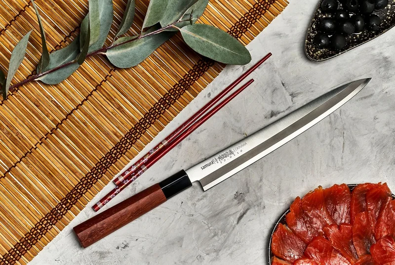 Samura Okinawa Professionelle japanische Küchenmesser Yanagiba 240mm/9.4"