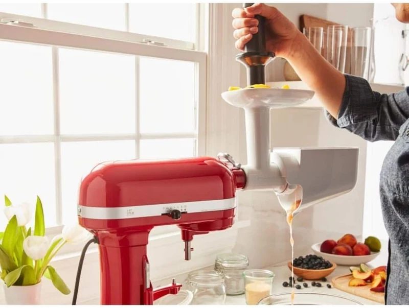 KitchenAid Fleischwolf und Püriervorsatz 5KSMFVSFGA, Stahl, Fleischwolf und Püriervorsatz