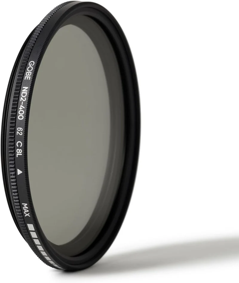 Gobe NDX 62 mm Variabler Graufilter ND2-400 ND Filter (1Peak) 62mm, 62mm