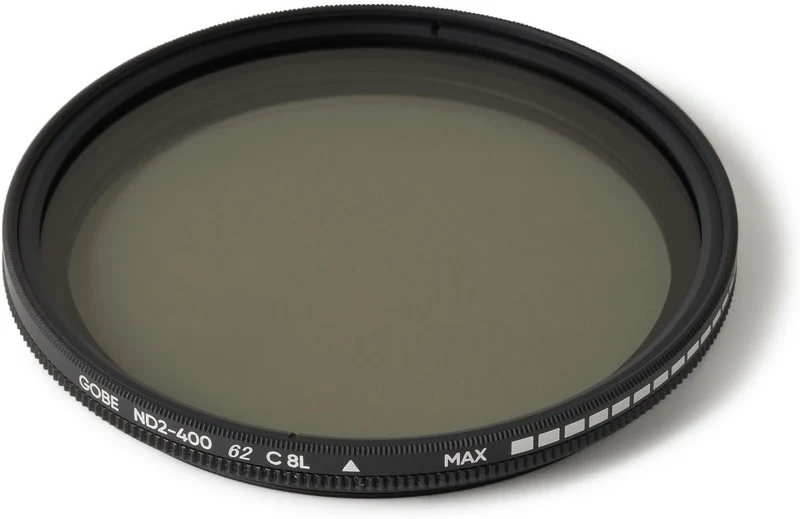 Gobe NDX 62 mm Variabler Graufilter ND2-400 ND Filter (1Peak) 62mm, 62mm