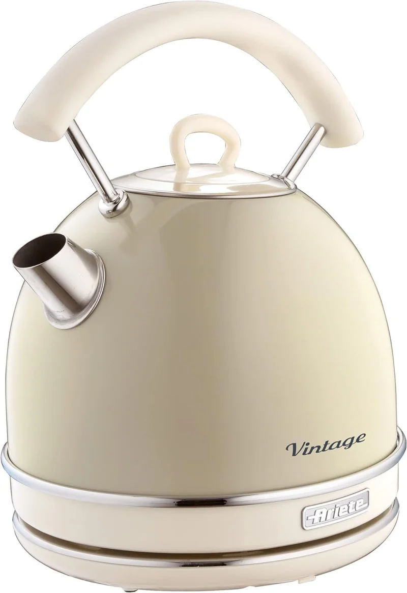 Ariete,156 Toaster im Vintage-Design für 4 Scheiben, 1600 W, 6 Toaststufen, aus lackiertem Edelstahl