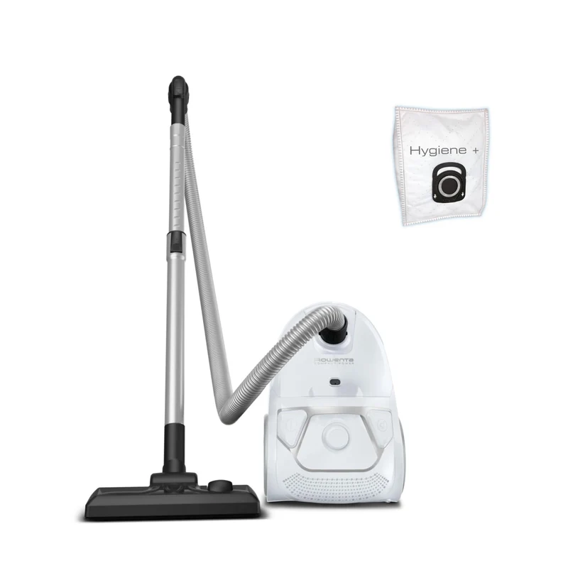 Rowenta RO3927EA Compact Power Staubsauger mit Beutel, Niedriger Energieverbrauch, 900 Watt, 3 Liter