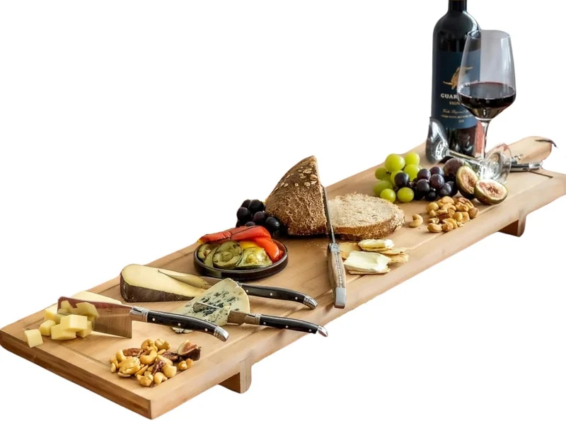 Cookinglife Servierbrett XXL - Bambus - 100 x 26 cm