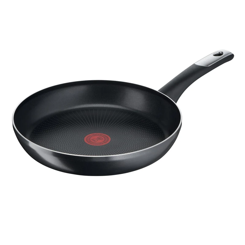 Tefal Hard Titanium Essential Bratpfanne 28 cm *+/- 0,5 cm, Antihaftversiegelung, Thermo-Signal bei