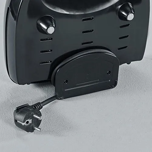 SEVERIN Sandwich-Toaster, Sandwichplatte, 600 W, SA 2969, Edelstahl/Schwarz Noir/Inox Brossé Single