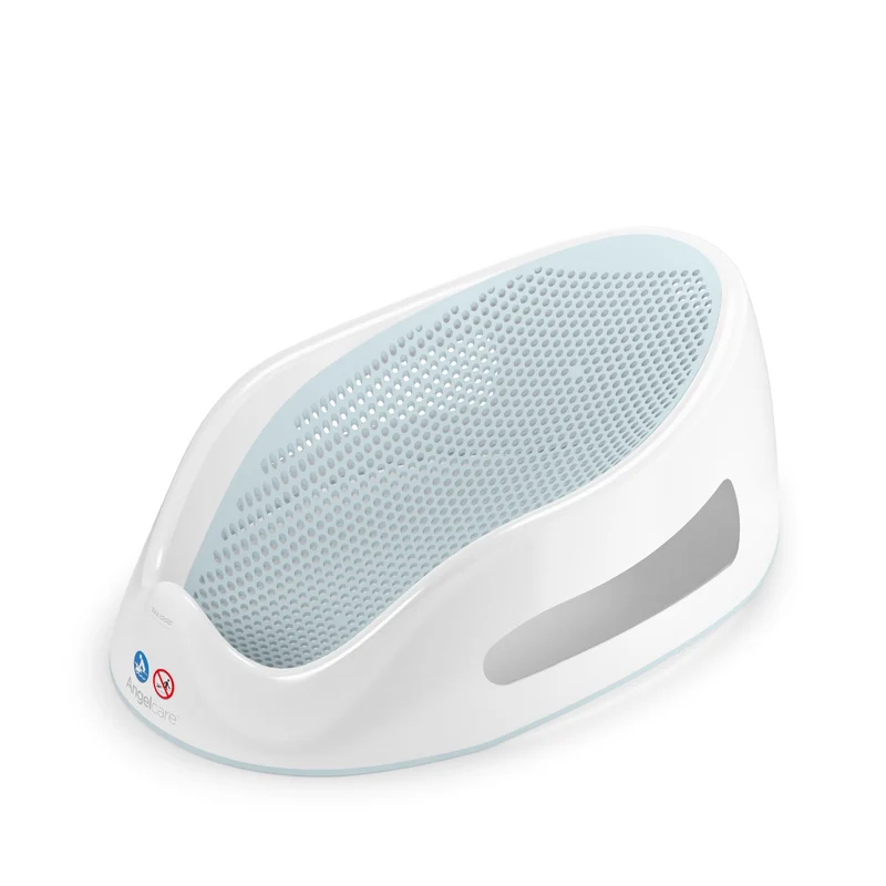 Angelcare ergonomischer Badesitz für die grosse Badewanne oder Dusche, Light Aqua, angenehm weiche L