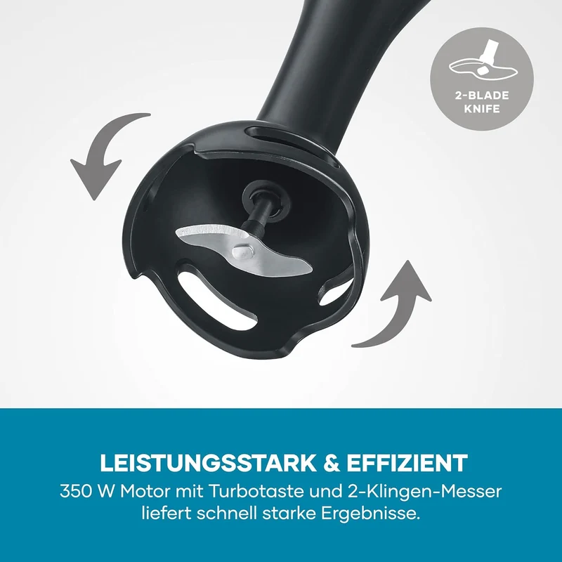 Severin Stabmixer inkl. 700ml Mix- & Messbecher, zum Pürieren und Zerkleinern, Mixstab, abnehmbarer