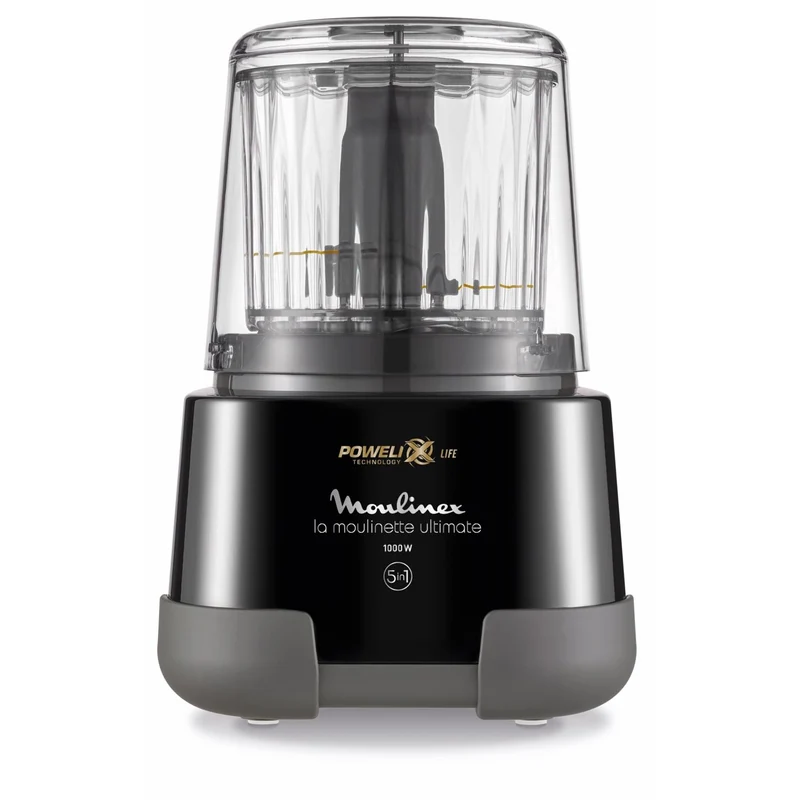 Moulinex La Moulinette Ultimate, Elektrischer Zerkleinerer, 350 g bzw. 550 ml Fassungsvermögen, 5 Fu