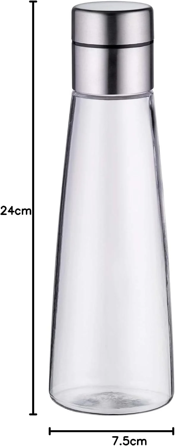 WMF De Luxe Essig-/ Ölspender 500ml, Essig und Öldosierer, Cromargan Edelstahl poliert, Glas, spülma