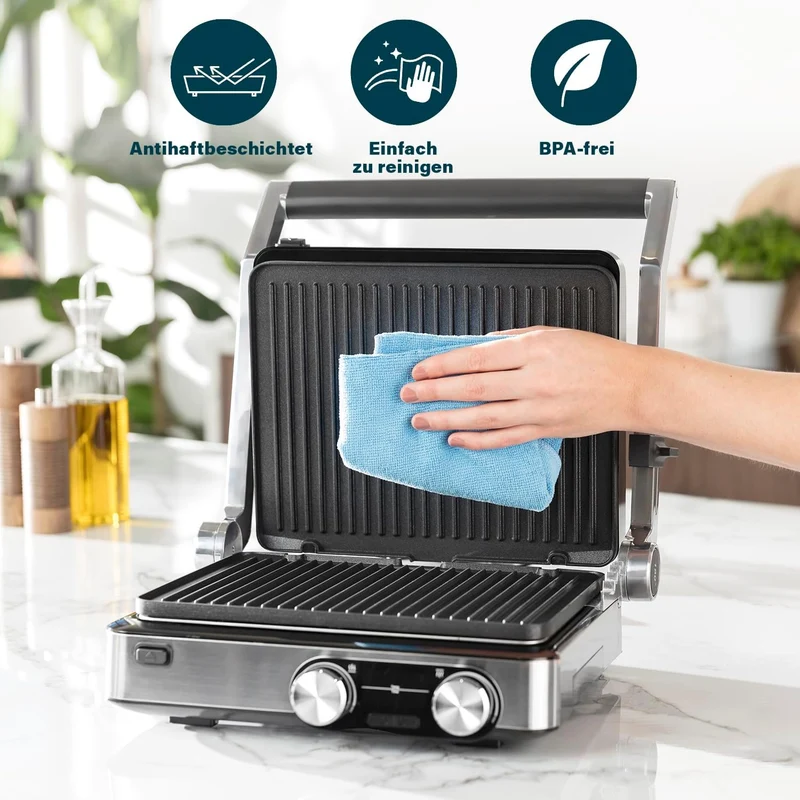 Princess 117310 Digital Grill Master Pro - Tischgrill - 2 einstellbare Thermostate - Digitales Bedie