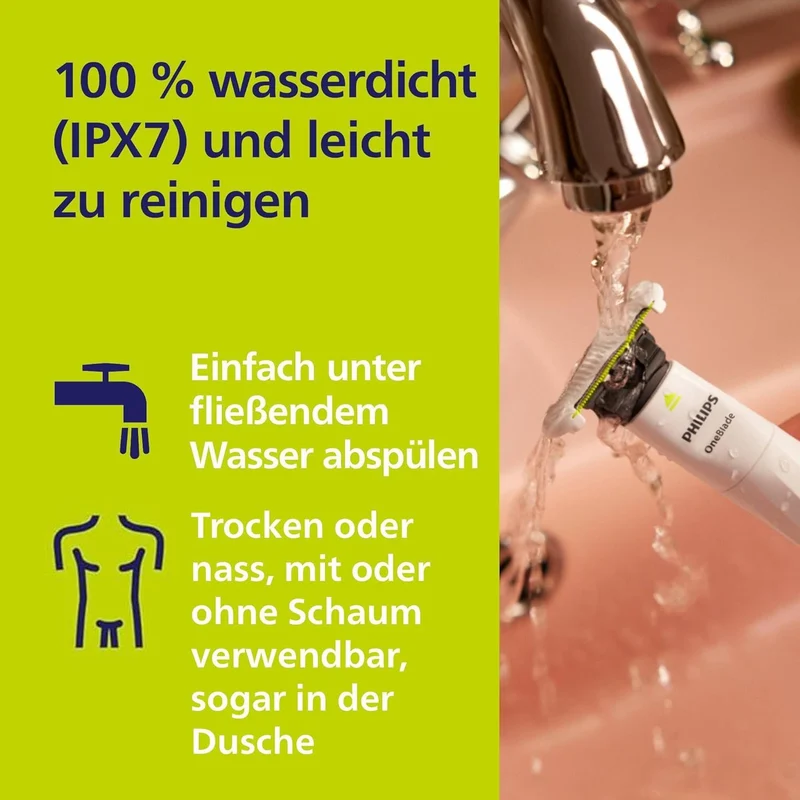 Philips OneBlade Intimate, elektrischer Intimrasierer und Intimtrimmer für Männer und Frauen, mit ex