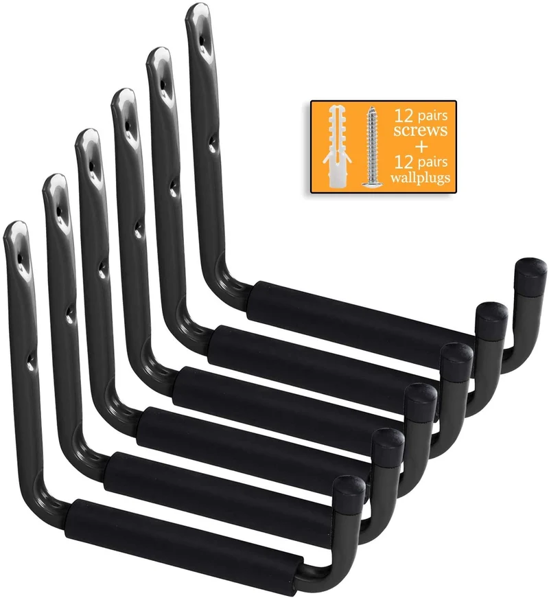 Garage Schwerlast Wandhaken, Leiter Haken aus Festem Metall Storage Hanger Organizer für Kajaks Leit