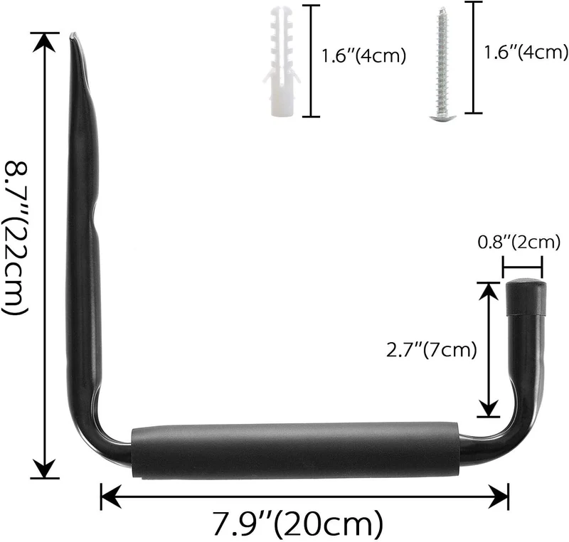 Garage Schwerlast Wandhaken, Leiter Haken aus Festem Metall Storage Hanger Organizer für Kajaks Leit