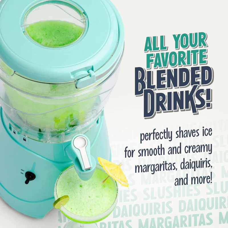 Nostalgia Gefrorene Getränkemaschine und Margarita-Maschine für Zuhause - 3,7 L, Slushy-Maschine mit