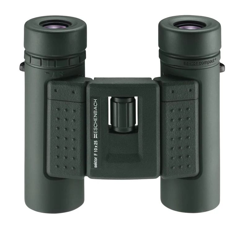 Eschenbach Optik Fernglas sektor F 10x25 compact+, faltbar, wasserdicht, grün, 10x25