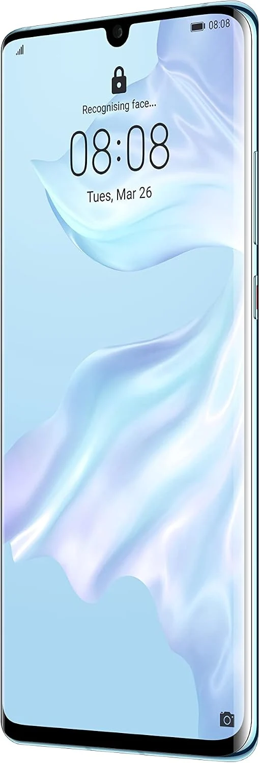 Huawei P30 Pro 128GB Handy, Hellblau/Lavendel, Breathing Crystal, Android 9.0