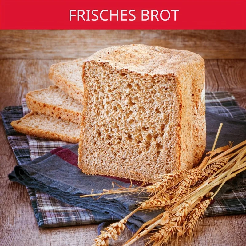 Moulinex Brot/Flower Delight Brotbackautomat mit Funktion Joghurt Metall/schwarz 1 kg