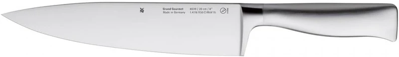 WMF Grand Gourmet Messerblock mit Messerset 5teilig Made in Germany, 4 Messer geschmiedet, Edelstahl