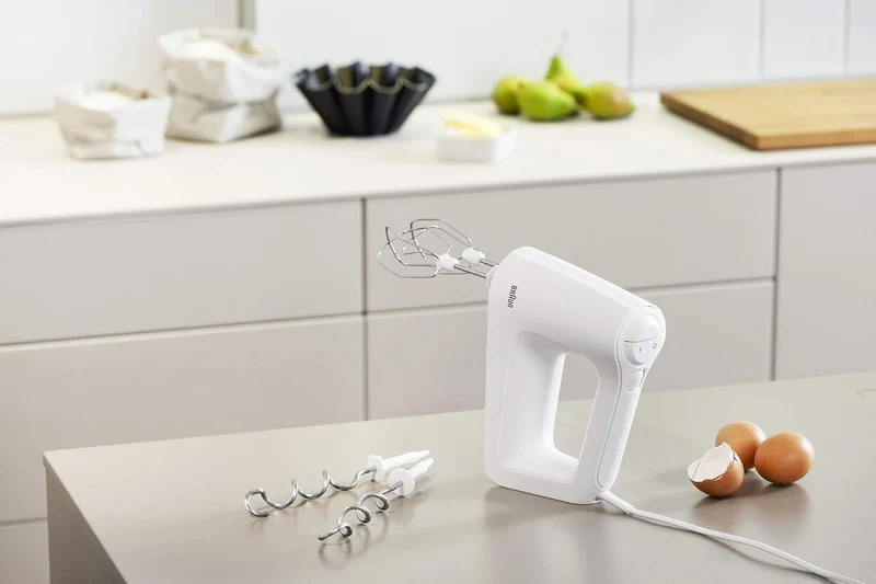 Braun MultiMix 3 HM 3000 Handmixer – Handrührgerät mit 5 Geschwindigkeitsstufen & Turbo-Funktion, in