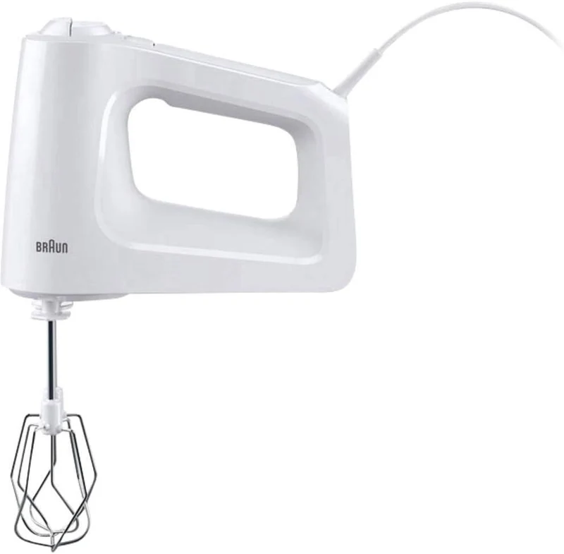 Braun MultiMix 3 HM 3000 Handmixer – Handrührgerät mit 5 Geschwindigkeitsstufen & Turbo-Funktion, in